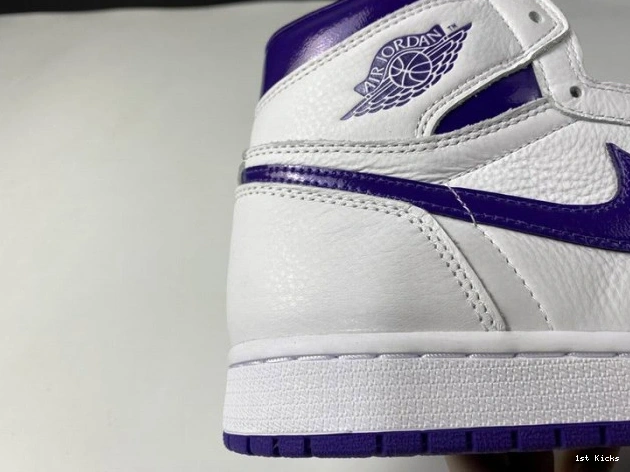 Fashionable RETRO JORDAN CD0461- 822 AIR COURT 1 PURPLE HIGH 0114